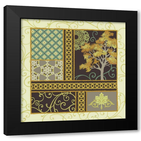 Maple Stories IV Black Modern Wood Framed Art Print with Double Matting by Hoffman, Katia