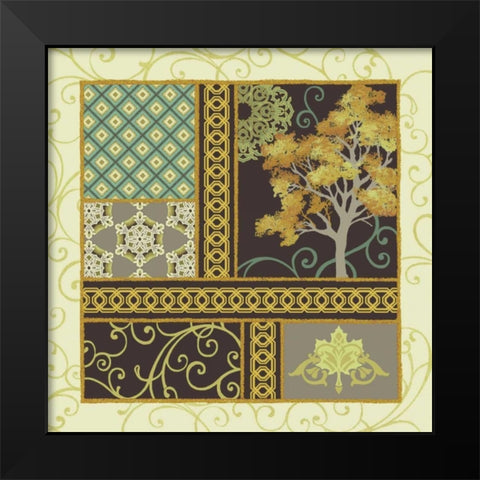 Maple Stories IV Black Modern Wood Framed Art Print by Hoffman, Katia