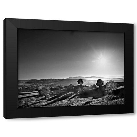 Extreme Sunlight Black Modern Wood Framed Art Print by Henson, Martin