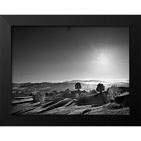 Extreme Sunlight Black Modern Wood Framed Art Print by Henson, Martin