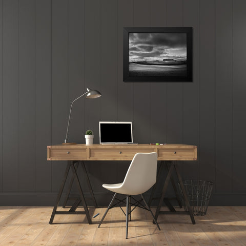 Billings View Black Modern Wood Framed Art Print by Henson, Martin