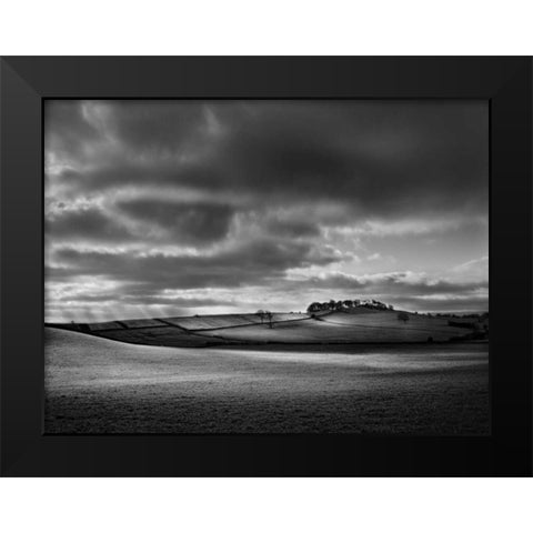 Billings View Black Modern Wood Framed Art Print by Henson, Martin