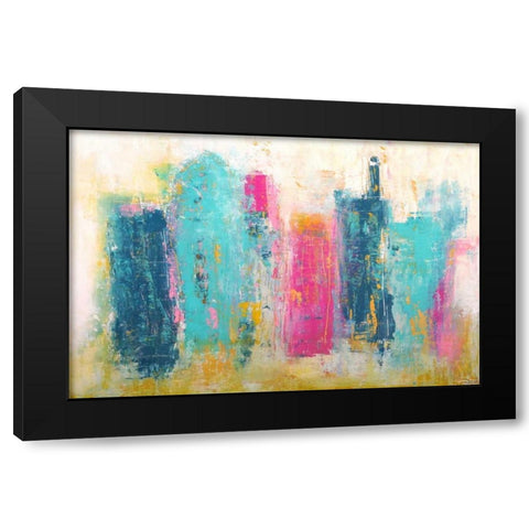 City Dreams Black Modern Wood Framed Art Print with Double Matting by Ashley, Erin