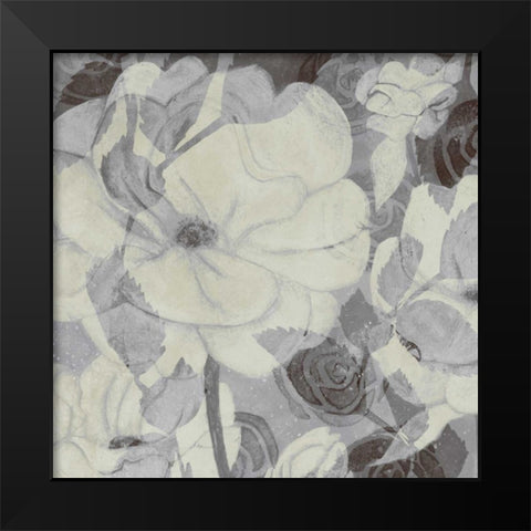 Grey Garden I Black Modern Wood Framed Art Print by Popp, Grace