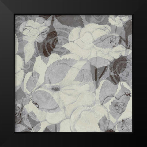 Grey Garden II Black Modern Wood Framed Art Print by Popp, Grace