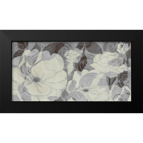 Grey Garden III Black Modern Wood Framed Art Print by Popp, Grace