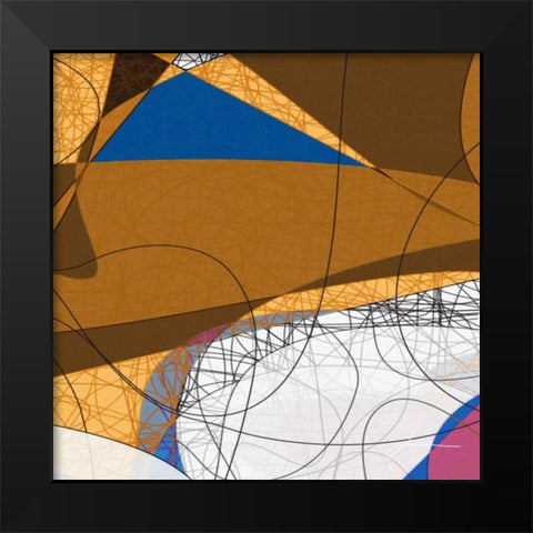 Tangled I Black Modern Wood Framed Art Print by Burghardt, James