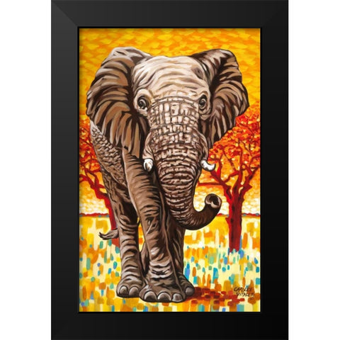 Wild Africa I Black Modern Wood Framed Art Print by Vitaletti, Carolee