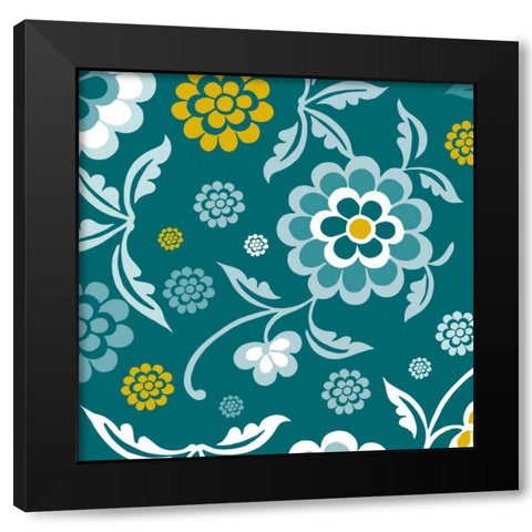 Emerald Forest III Black Modern Wood Framed Art Print with Double Matting by Ketchum, Nicole