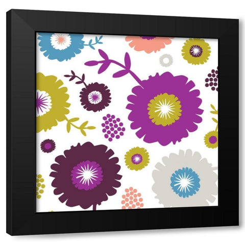 Garden Floral III Black Modern Wood Framed Art Print by Ketchum, Nicole