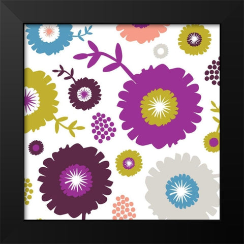 Garden Floral III Black Modern Wood Framed Art Print by Ketchum, Nicole