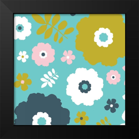 Sweet Floral I Black Modern Wood Framed Art Print by Ketchum, Nicole