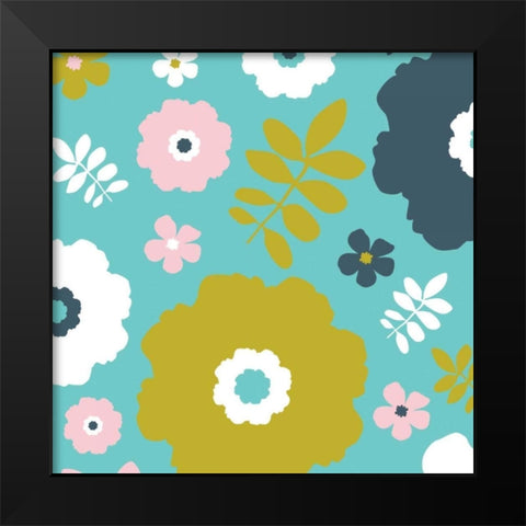 Sweet Floral II Black Modern Wood Framed Art Print by Ketchum, Nicole