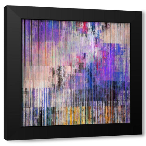 Riser Panel I Black Modern Wood Framed Art Print by Burghardt, James