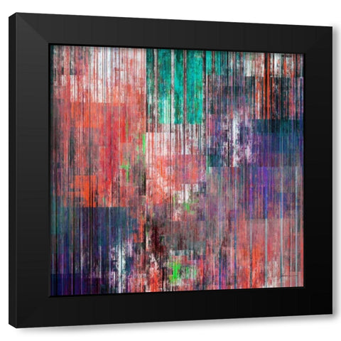 Riser Panel II Black Modern Wood Framed Art Print with Double Matting by Burghardt, James