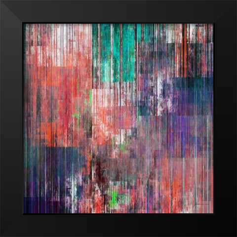 Riser Panel II Black Modern Wood Framed Art Print by Burghardt, James