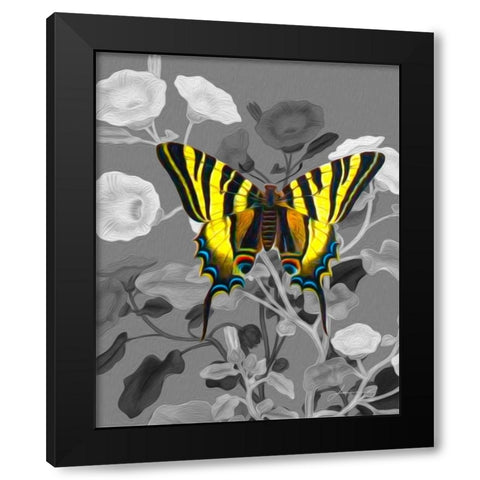 On Display V Black Modern Wood Framed Art Print by Burghardt, James