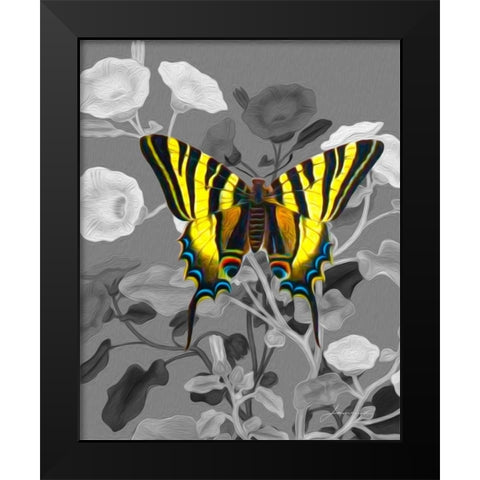 On Display V Black Modern Wood Framed Art Print by Burghardt, James