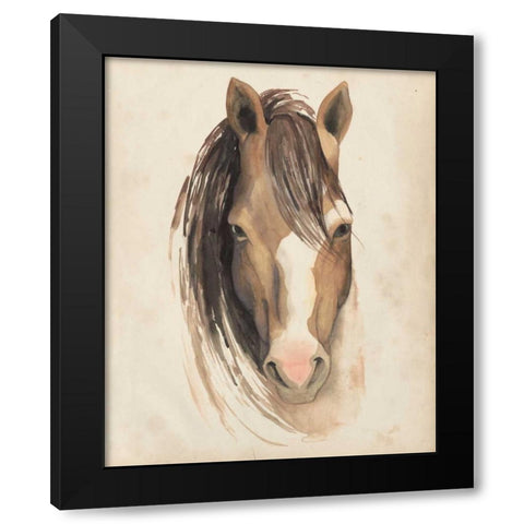 Watercolor Animal Study V Black Modern Wood Framed Art Print by Popp, Grace