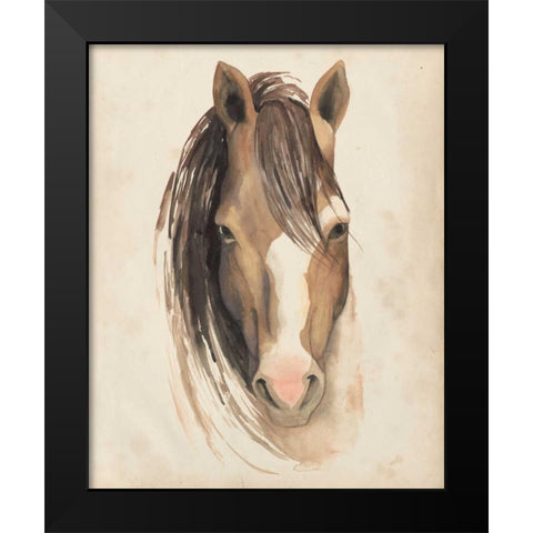 Watercolor Animal Study V Black Modern Wood Framed Art Print by Popp, Grace