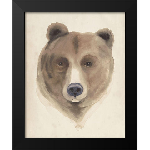 Watercolor Animal Study VI Black Modern Wood Framed Art Print by Popp, Grace
