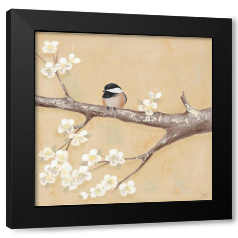 Sweet Birds II Black Modern Wood Framed Art Print by Reynolds, Jade