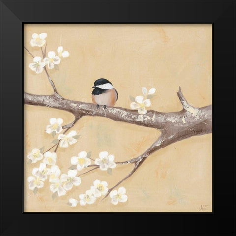 Sweet Birds II Black Modern Wood Framed Art Print by Reynolds, Jade