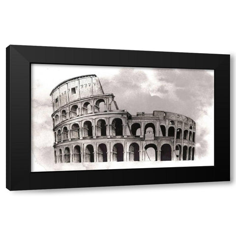 World Landmarks II Black Modern Wood Framed Art Print by Popp, Grace