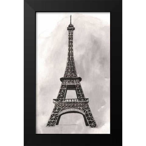 World Landmarks III Black Modern Wood Framed Art Print by Popp, Grace