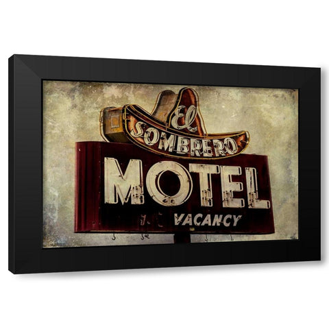 Vintage LA XI Black Modern Wood Framed Art Print by Malek, Honey