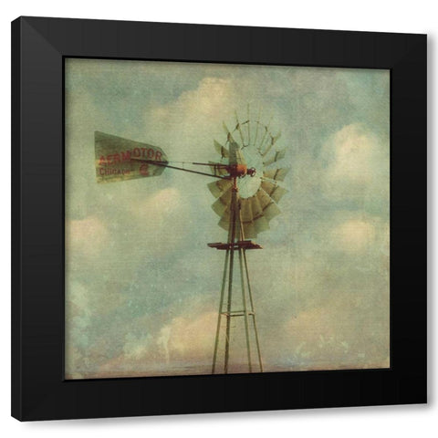 In Country I Black Modern Wood Framed Art Print with Double Matting by Malek, Honey