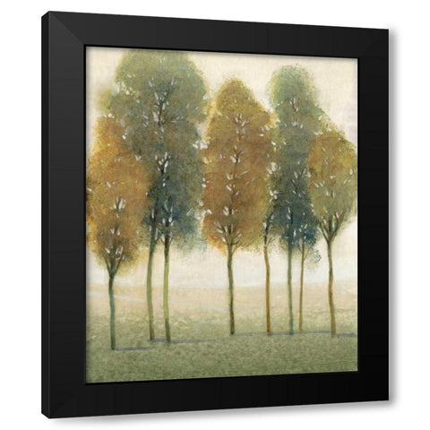 Beyond the Trees II Black Modern Wood Framed Art Print with Double Matting by OToole, Tim