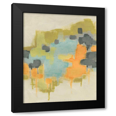Incidental Boundary I Black Modern Wood Framed Art Print by Vess, June Erica
