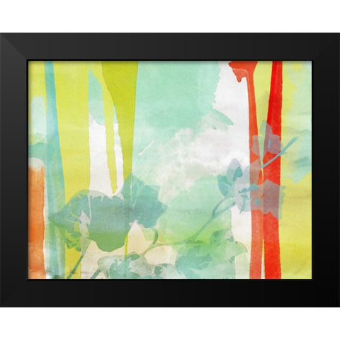 A Leaf Was Born II Black Modern Wood Framed Art Print by Orlov, Irena