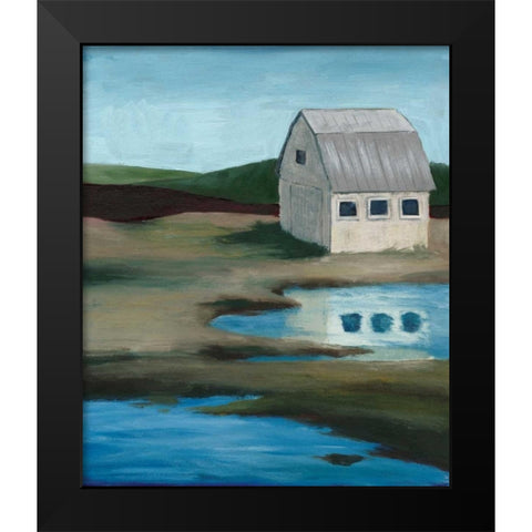 Farmstead II Black Modern Wood Framed Art Print by Popp, Grace