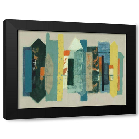 Urban Echo II Black Modern Wood Framed Art Print with Double Matting by Popp, Grace