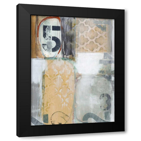 Downtown Numbers I Black Modern Wood Framed Art Print by Fuchs, Jodi
