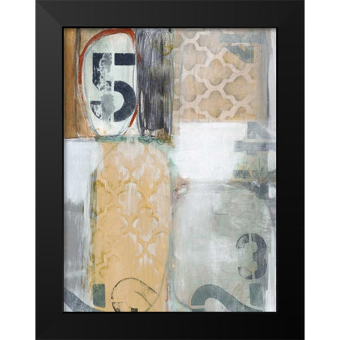 Downtown Numbers I Black Modern Wood Framed Art Print by Fuchs, Jodi