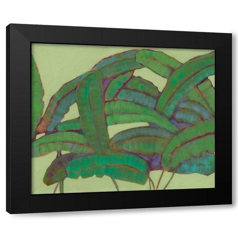 Kona Garden II Black Modern Wood Framed Art Print by Fuchs, Jodi