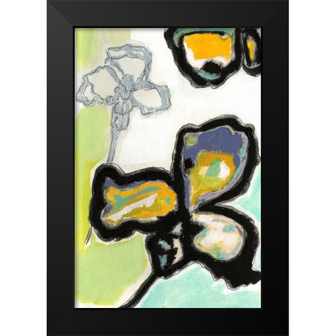 Orchid Pop I Black Modern Wood Framed Art Print by Fuchs, Jodi