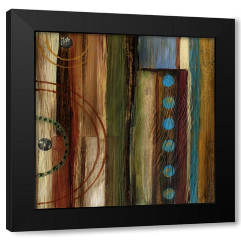 Spice Impressions III Black Modern Wood Framed Art Print with Double Matting by Orlov, Irena