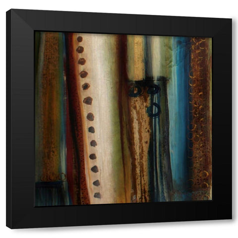 Spice Impressions VII Black Modern Wood Framed Art Print with Double Matting by Orlov, Irena