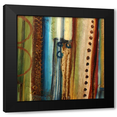 Spice Impressions VIII Black Modern Wood Framed Art Print with Double Matting by Orlov, Irena
