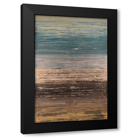 Easy Reflections I Black Modern Wood Framed Art Print with Double Matting by Avondet, Natalie