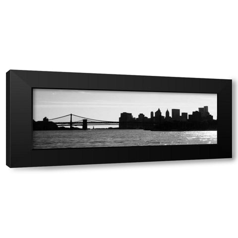 NY Scenes I Black Modern Wood Framed Art Print with Double Matting by Pica, Jeff