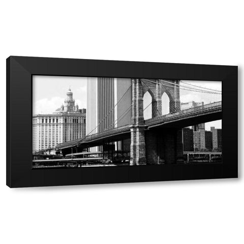 NY Scenes II Black Modern Wood Framed Art Print by Pica, Jeff