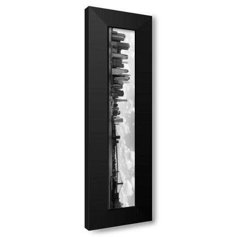 NY Scenes V Black Modern Wood Framed Art Print with Double Matting by Pica, Jeff