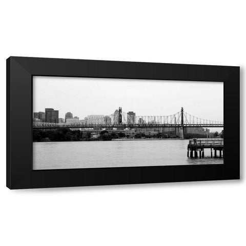 NY Scenes VI Black Modern Wood Framed Art Print with Double Matting by Pica, Jeff