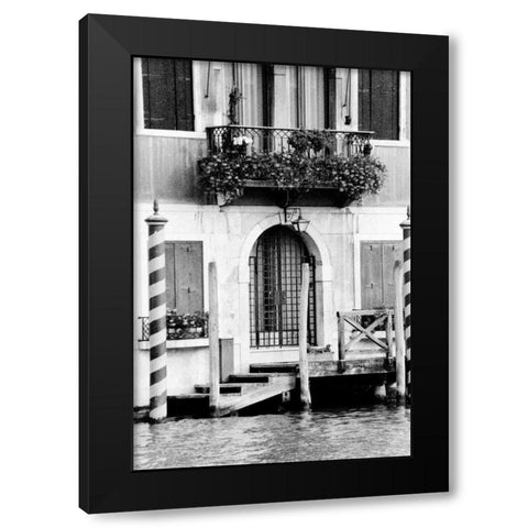 Venice Scenes I Black Modern Wood Framed Art Print by Pica, Jeff