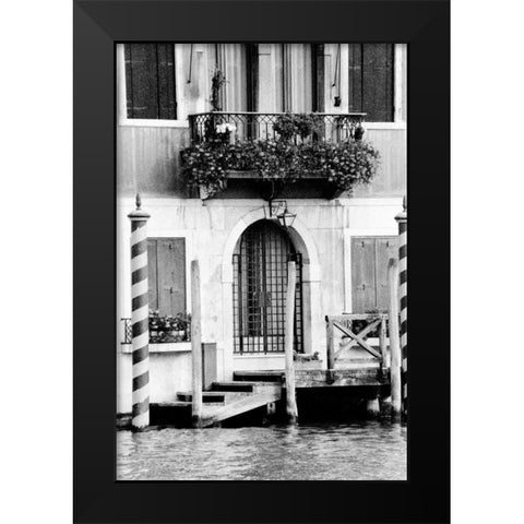 Venice Scenes I Black Modern Wood Framed Art Print by Pica, Jeff